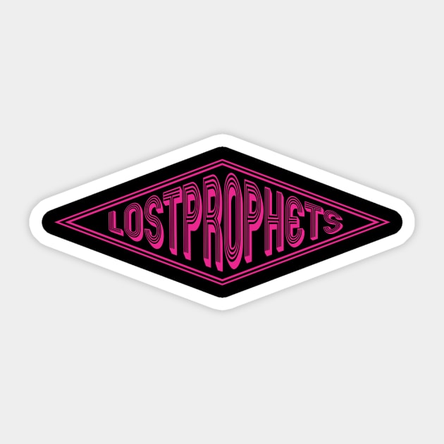 Lostprophets - Pinkline Vintage Wajik Sticker by BELLASOUND